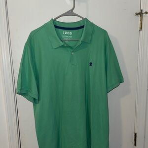 Izod Men's Polo Shirt in Vibrant Green